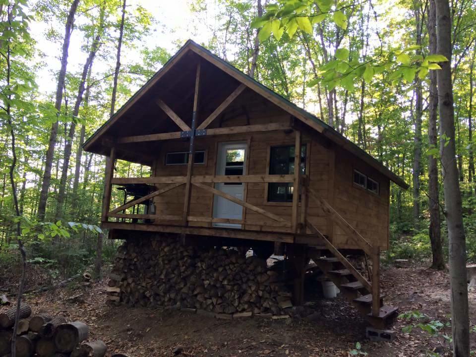 Saint-Jean-des PilesLes Cabines Nordik Des Piles别墅 外观 照片