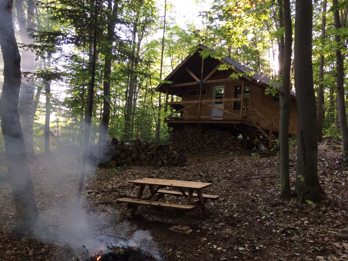 Saint-Jean-des PilesLes Cabines Nordik Des Piles别墅 外观 照片
